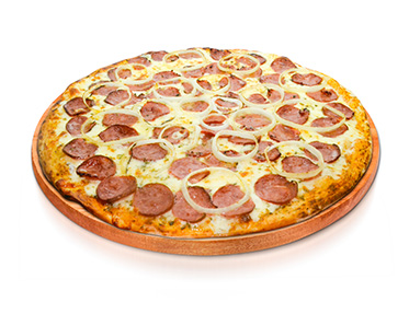 Super Pizza - Mussarela, calabresa, milho, azeitona, ovo